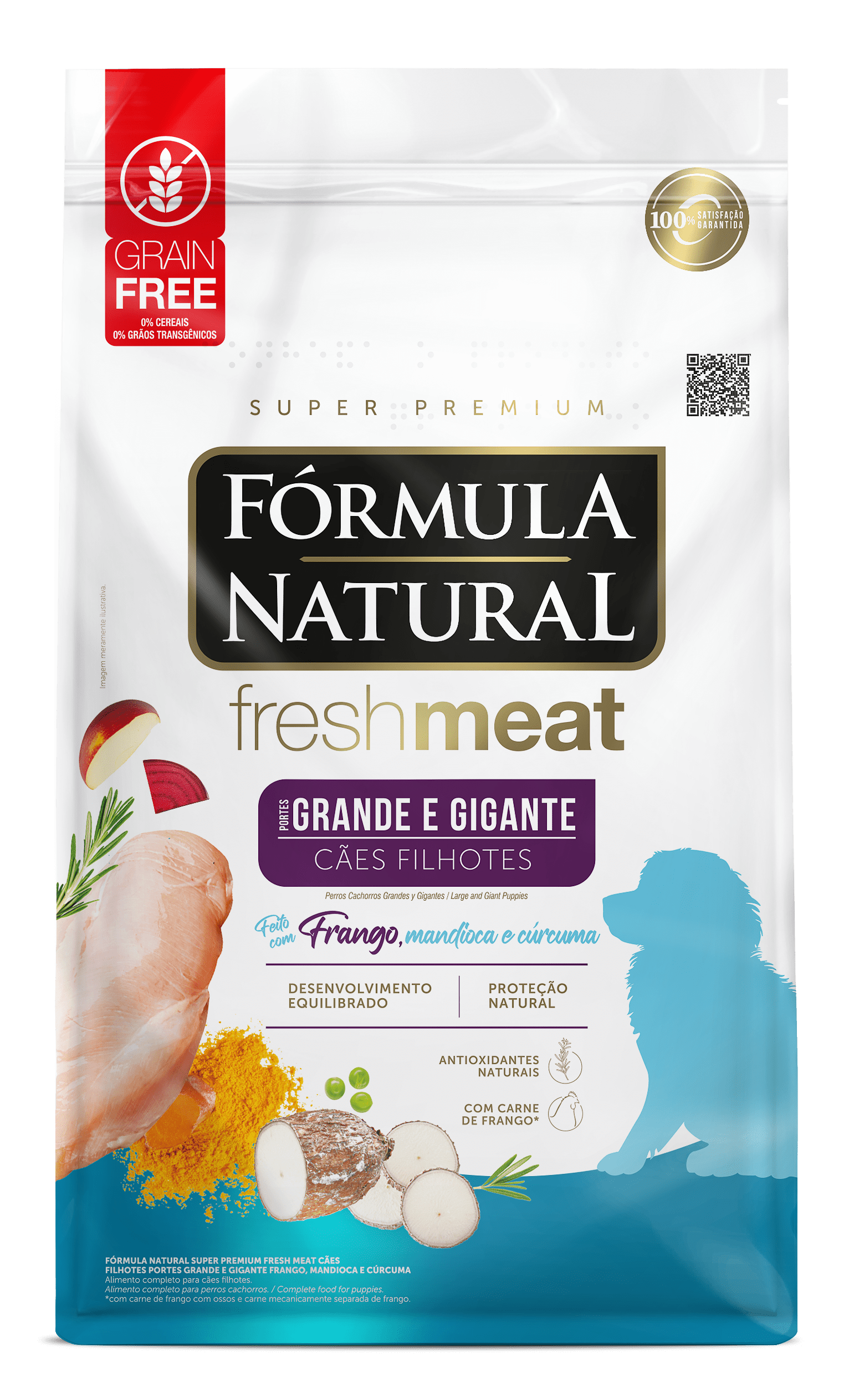 Fórmula Natural Fresh Meat Filhote Porte Grande e Gigante 12kg