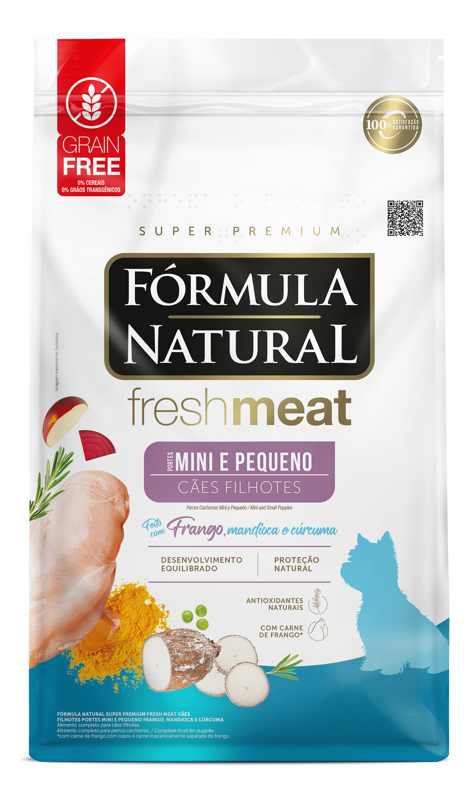 Fórmula Natural Fresh Meat Filhote Porte Mini e Pequeno 7kg