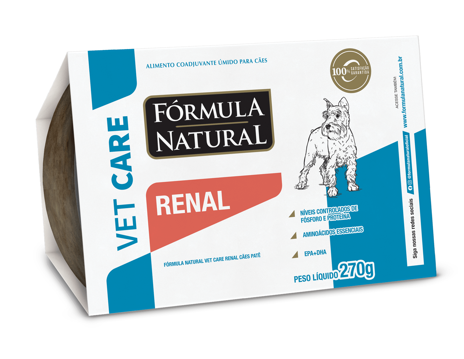 Fórmula Natural Vet Care Pate Cães Renal 270g